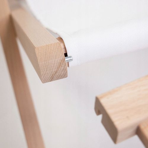 Leżak Drewniany z Podnóżkiem na Balkon Taras Ogród Plażę Nadruk Wzory Mix na Arena.pl