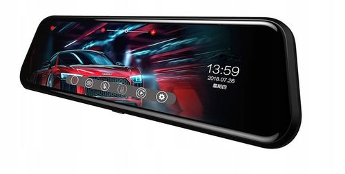 KAMERA DO SAMOCHODU 9,66 PRZÓD TYŁ REJESTRATOR JAZDY W LUSTERKU WIDEO 10 na Arena.pl