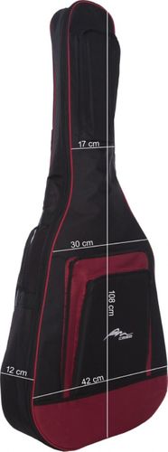 Pokrowiec gitara akustyczna premium 4/4 m-case bor na Arena.pl