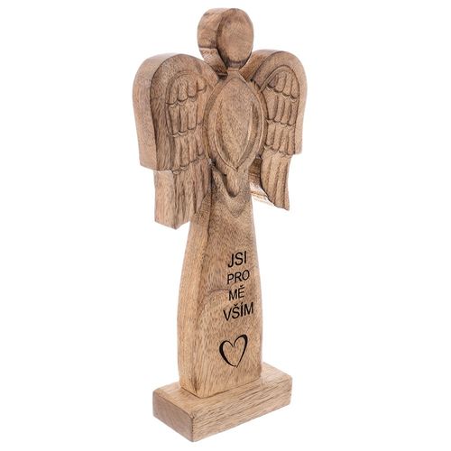 Figurka drewniana anioł MANGO 30 cm na Arena.pl