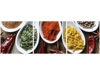 90X30CM PRZYPRAWY TRÓJ OBRAZ