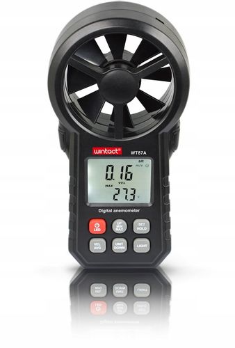 ANEMOMETR WIATROMIERZ POMIAR PRĘDKOŚCI POWIETRZA MIERNIK WIATRU TEMPERATURY na Arena.pl