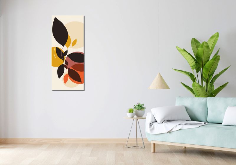 Obraz 40x100cm Brzask Złota zdjęcie 2