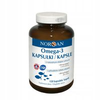 NORSAN Omega-3 KAPSUŁKI - 120 kapsułek 375 mg kwasów omega-3