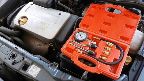 MIERNIK TESTER CIŚNIENIA SPRĘŻANIA POZIOMU KOMPRESJI WTRYSKU SILNIK BENZYNA na Arena.pl