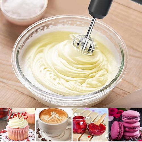 Bezprzewodowy ręczny mikser USB, 3 biegów tryb Elektryczna trzepaczka Turbo na Arena.pl