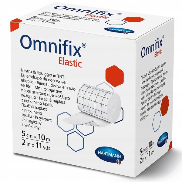 Przylepiec włókninowy OMNIFIX Elastic HARTMANN plaster elastyczny 5cm x 10m zdjęcie 1