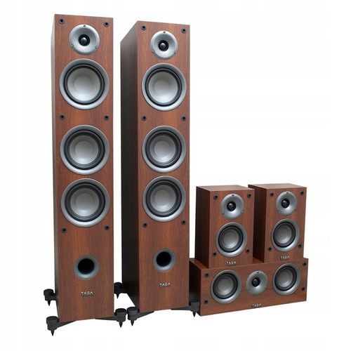 TAGA HARMONY TAV-507 F+C+S ZESTAW GŁOŚNIKÓW 5.0 WALNUT ORZECH na Arena.pl