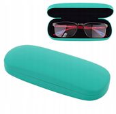 Zielone ETUI NA OKULARY korekcyjne przeciwsłoneczne Futerał Pokrowiec
