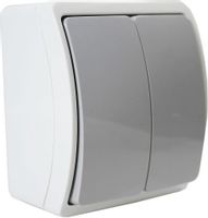 Koala łącznik świecznikowy natynkow IP44 popiel 152-08