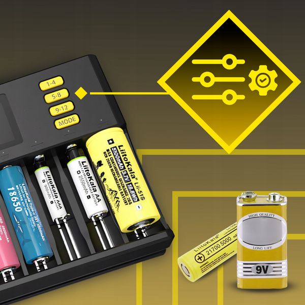 Ładowarka RETOO ER1156 12 AA, AAA zdjęcie 4