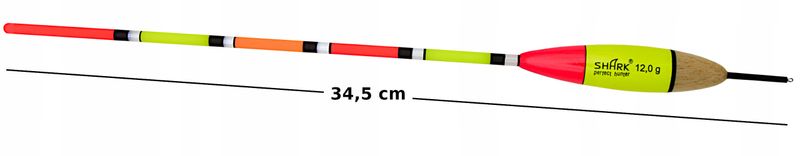 Spławik Przelotowy z BALSY SHARK Perfekt Hunter 12 g / 34,5 cm zdjęcie 2