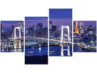 140CM 70 OBRAZ ZATOKA TOKIJSKA ŚCIENNY