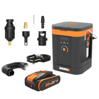Wielofunkcyjna pompka akumulatorowa Worx 20V WX098 150PSI Latarka LED