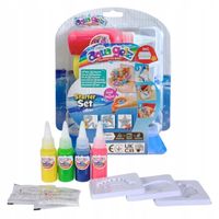 AQUA GELZ ZESTAW KREATYWNY STARTOWY 4 KOLORY ŻELI + FOREMKI ZWIERZĘTA Simba