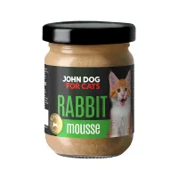 Karma mokra dla kociąt John Dog for Cats MUS 100g - królik