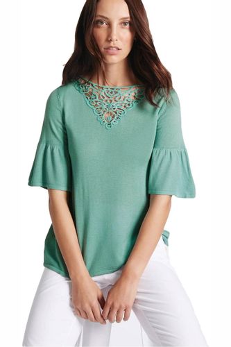 M&S Patynowa Bluzka Szydełkowy Dekolt - 34 / XS na Arena.pl