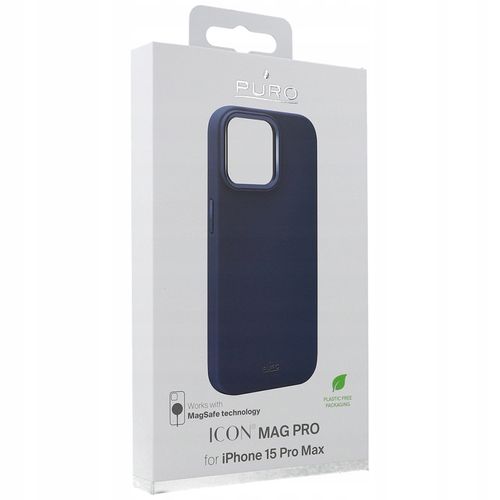 Etui plecki Puro Icon Mag Pro Granatowy do iPhone 15 Pro Max na Arena.pl