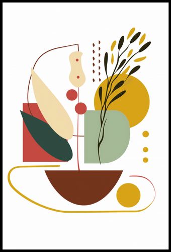 Plakat 68x101cm Harmonia Natury Martwej na Arena.pl