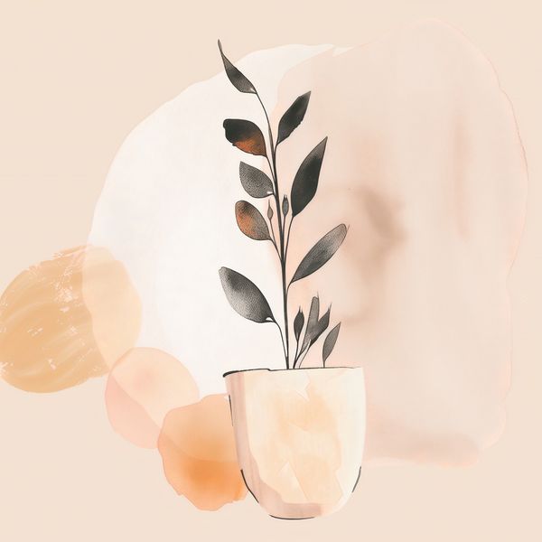 Plakat 60x60cm Doniczkowy Kolor zdjęcie 1