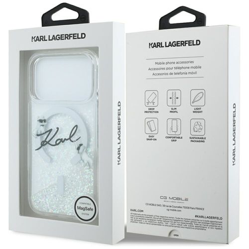 etui karl lagerfeld liquid glitter karl  script logo magsafe do na Arena.pl