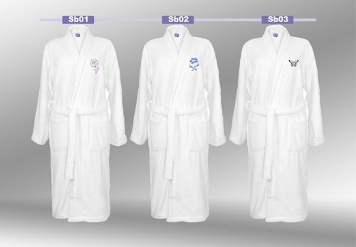 SZLAFROK BIAŁY Z HAFTEM rozmiar S unisex PREZENT DLA ŻONY MRS na święta na Arena.pl