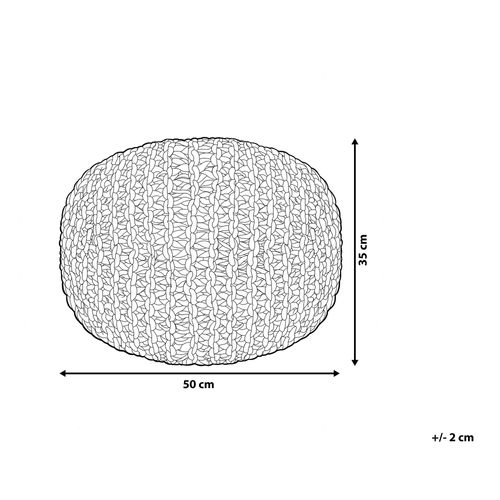 Puf 50 x 35 cm szary CONRAD II na Arena.pl
