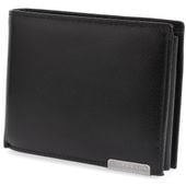 Portfel męski ze skóry z RFID Bellugio - czarny