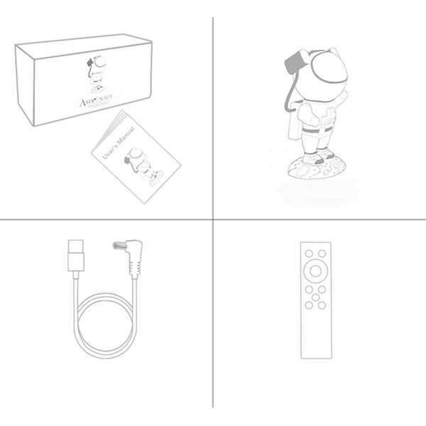 Lampka nocna led ASTRONAUTA zdjęcie 16