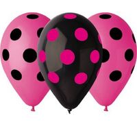balony 5szt. grochy 12'' | gs110/157hn