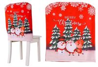 POKROWIEC NA KRZESŁO OZDOBA ŚWIĄTECZNA MIKOŁAJ BAŁWAN RENIFER