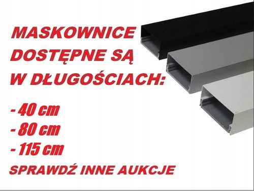 Samoprzylepna maskownica kabli listwa maskująca 80cm KOLORY na Arena.pl