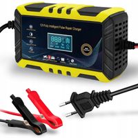 Prostownik Stazer 12V 6A z funkcją naprawy i wyświetlaczem LCD