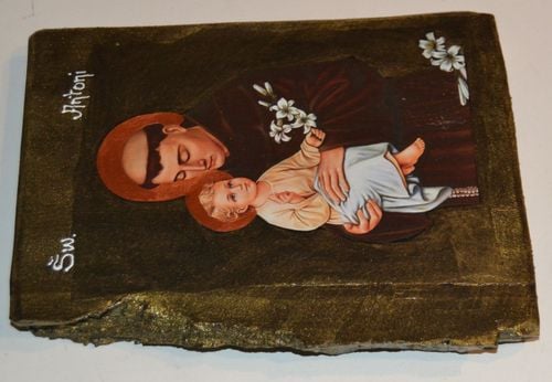 Ikona święty Antoni prosimy Go o pomoc w znalezieniu zagubionych rzeczy na Arena.pl