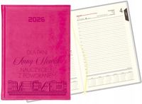 GRAWEROWANY KALENDARZ DZIENNY A5 2026 RÓŻNE WZORY DLA NAUCZYCIELKI