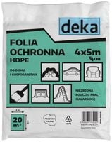 folia malarska cienka ochronna hdpe 4x5 mg 0,005 - d-305-0545