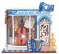 Robotime Puzzle Model do złożenia 3D Mini sklep muzyczny DS047