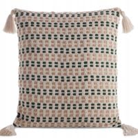 BOHO poszewka na poduszkę 9A 45cm x 45cm frędzle chwosty
