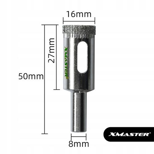 OTWORNICA DIAMENTOWA KORONKA DO PŁYTEK GLAZURY GRESU ZESTAW ⌀ 6-68mm na Arena.pl