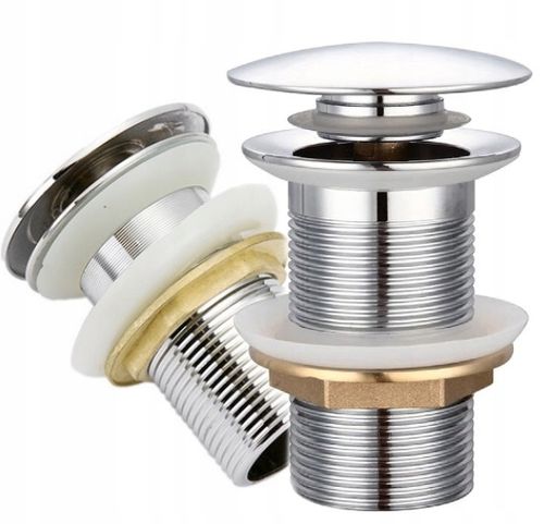 KOREK KLIK KLAK DO UMYWALKI BEZ PRZELEWU CHROM MOSIĄDZ KOREK na Arena.pl