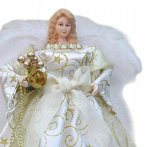 Anioł Treetop 12 cali 30 cm Choinka Ozdoba świąteczna Ozdoba złota na Arena.pl