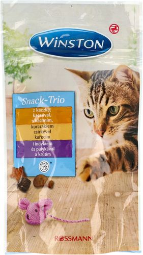 WINSTON KARMA DLA KOTÓW CHRUPKI TRIO Z KACZKĄ 50 G na Arena.pl