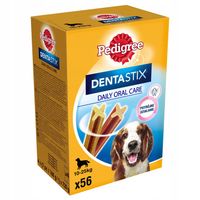 PRZYSMAKI PEDIGREE DENTASTIX ŚREDNIE RASY (10-25KG) 8X180G