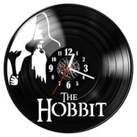 Zegar ścienny z płyty winylowej Hobbit 1181.14