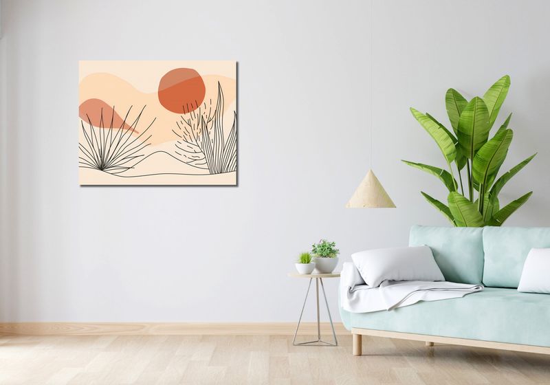 Obraz 90x70cm Miękka Roślinność zdjęcie 2