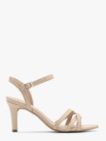 Sandały na szpilce beżowe TARA 37 RYŁKO