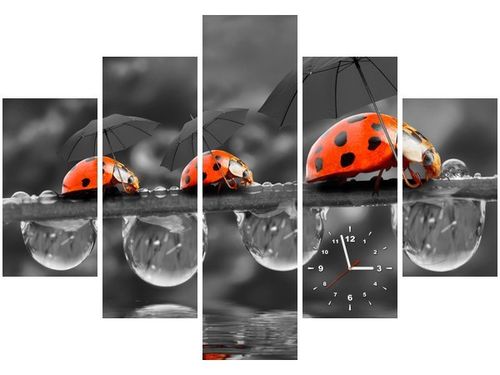 105CM 150CM ZEGAR 5 ELEM SPACEREK DRUK OBRAZ na Arena.pl