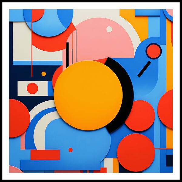 Plakat 70x70cm Kalejdoskop Emocji zdjęcie 3