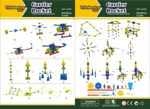 KLOCKI THINKERTOY 111 ELEMENTÓW CARRIER ROCKET na Arena.pl