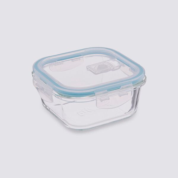 Szklany pojemnik na lunch 0,53l kwadratowy zdjęcie 5